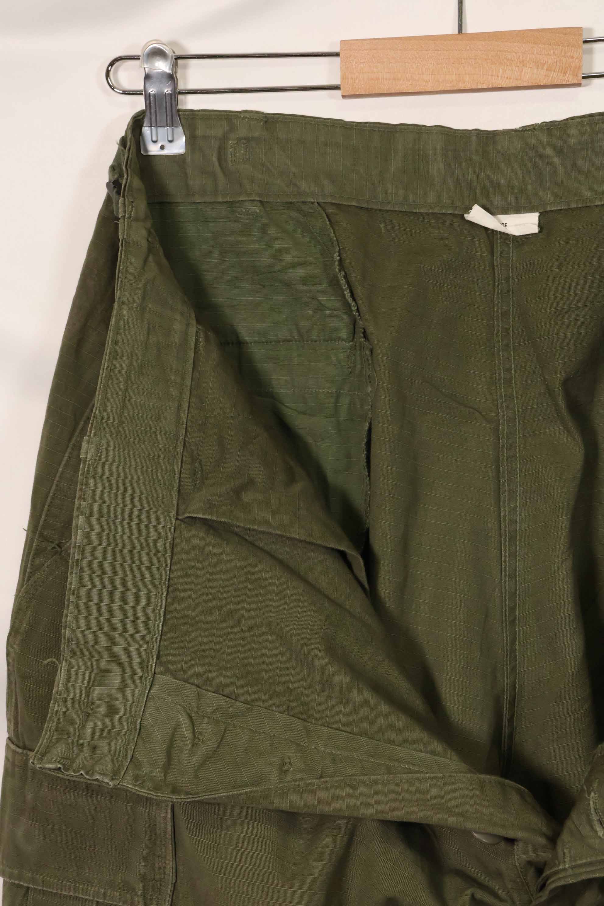 1967年契約　4th Model リップストップ　ジャングルファティーグ　パンツ　L-L　中古品