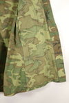 Circa 1966–67 | Estimated S-R | ERDL | Non-ripstop | Early print | Jungle fatigue jacket | Used