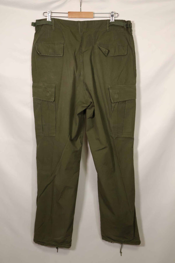 1967年契約　4th Model リップストップ　ジャングルファティーグ　パンツ　L-L　中古品