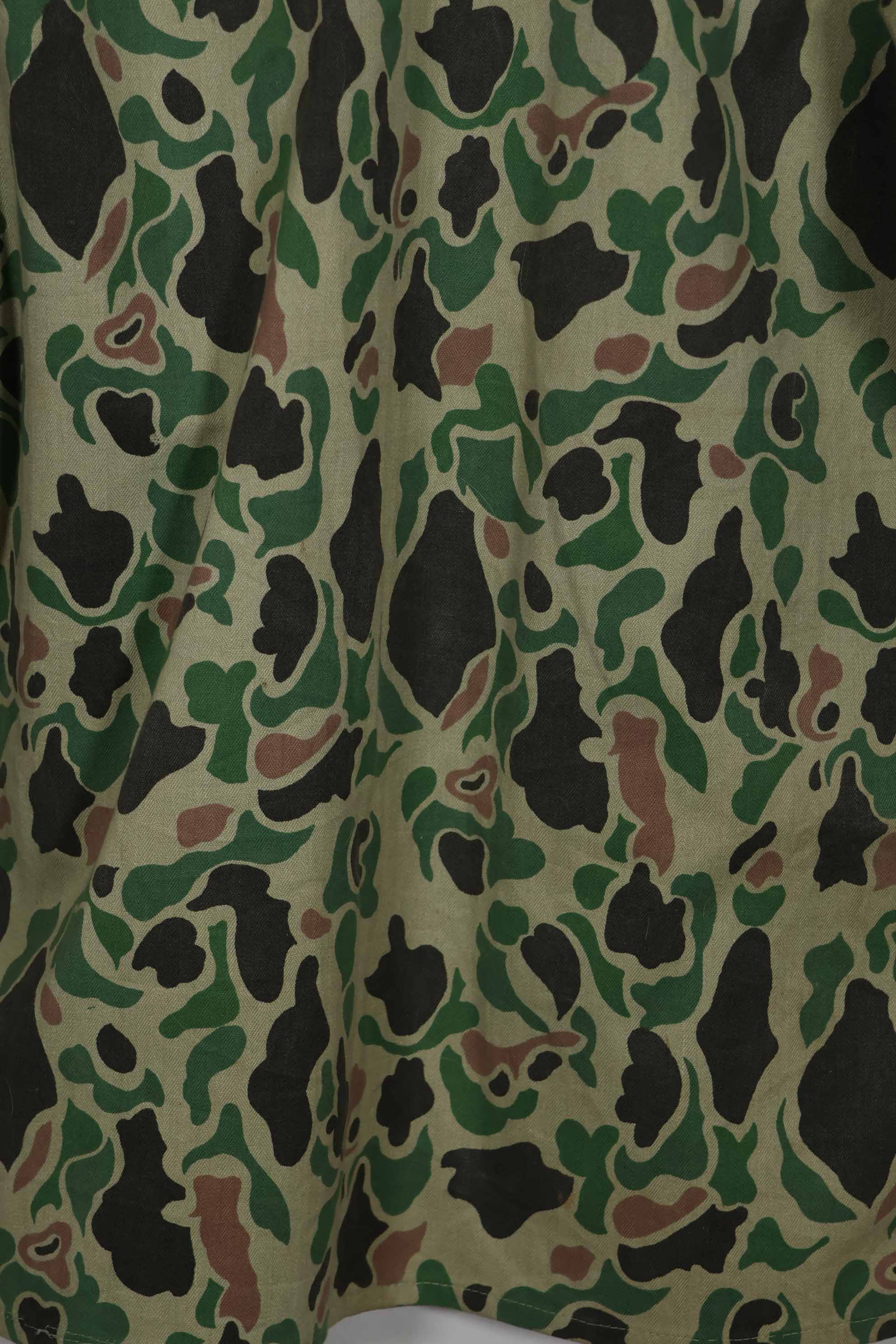 1980年代　韓国軍　フロッグスキン迷彩　HBT　シャツ　ほぼ未使用品　B