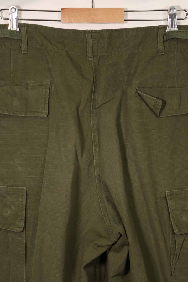 1967年契約　4th Model リップストップ　ジャングルファティーグ　パンツ　L-L　中古品