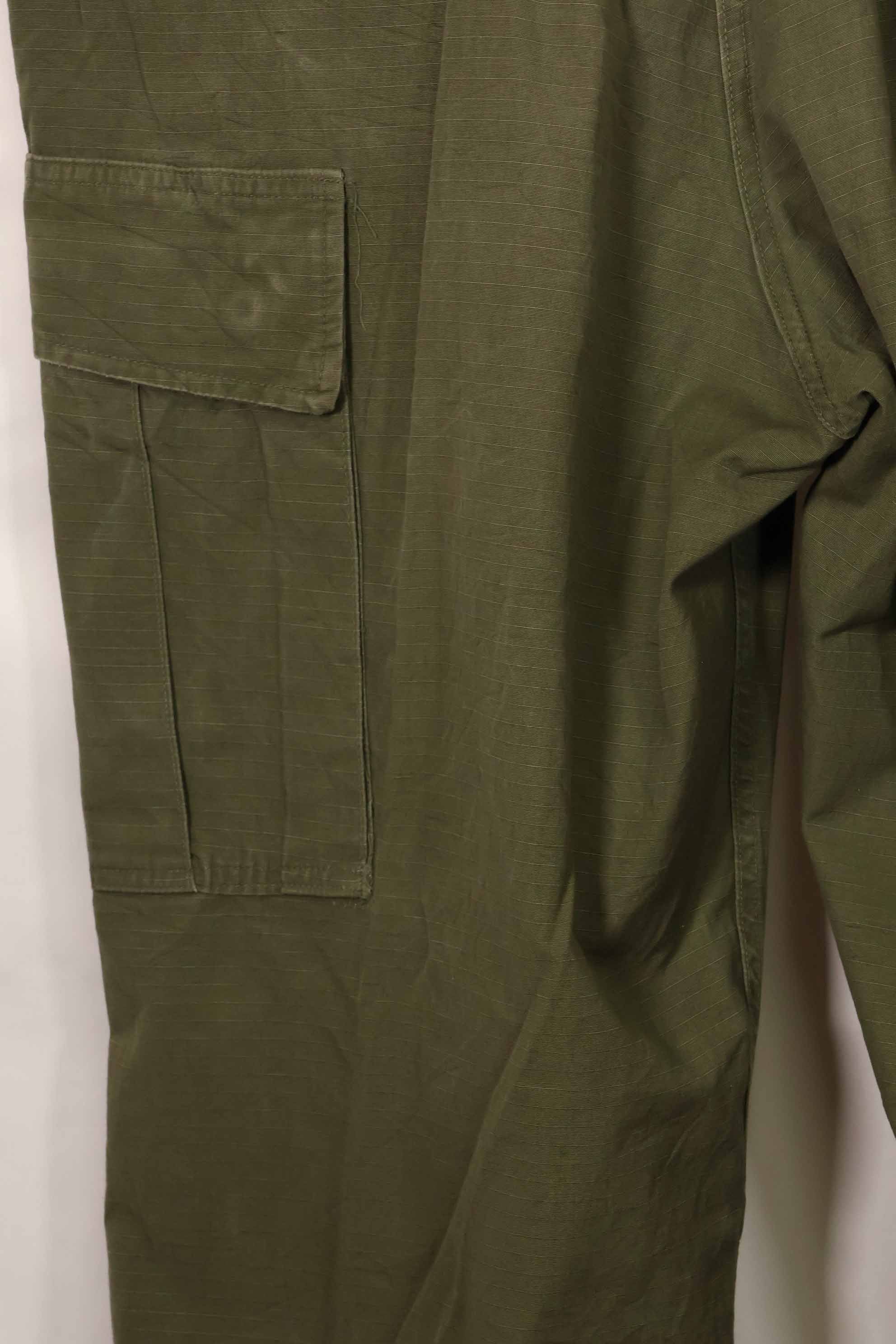 1967年契約　4th Model リップストップ　ジャングルファティーグ　パンツ　L-L　中古品