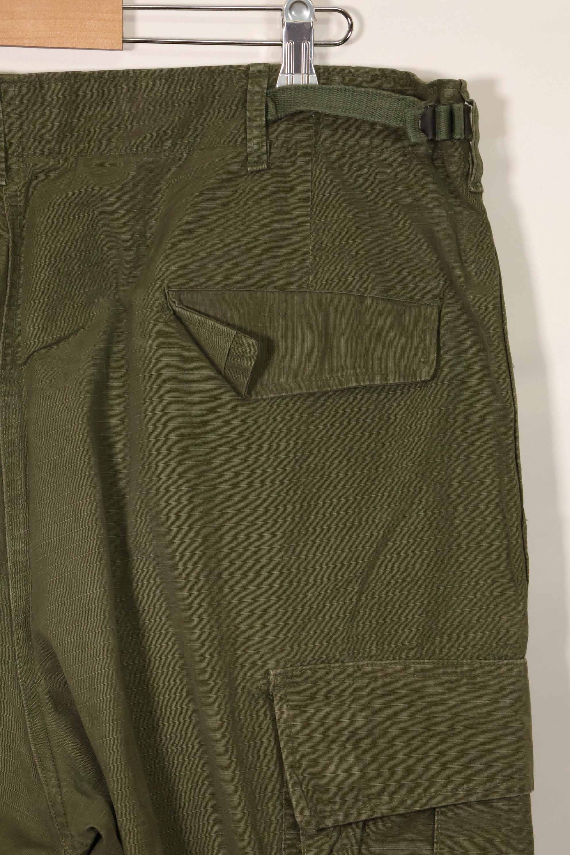 1967年契約　4th Model リップストップ　ジャングルファティーグ　パンツ　L-L　中古品
