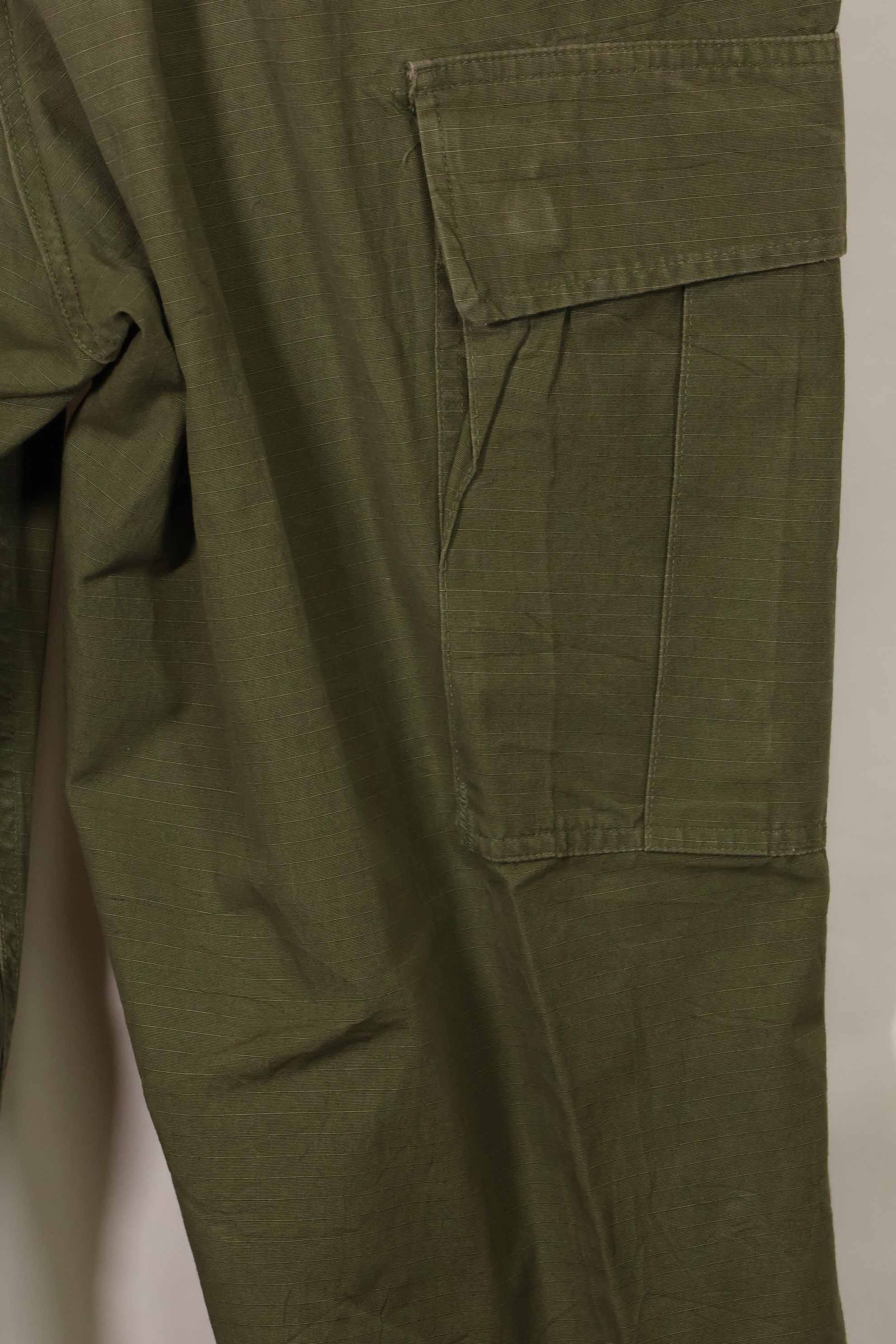 1967年契約　4th Model リップストップ　ジャングルファティーグ　パンツ　L-L　中古品