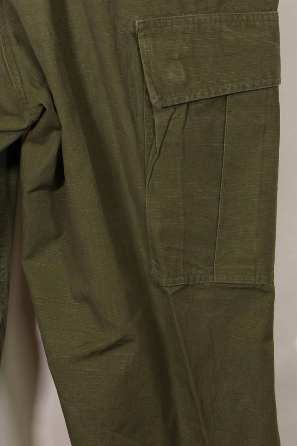 1967年契約　4th Model リップストップ　ジャングルファティーグ　パンツ　L-L　中古品