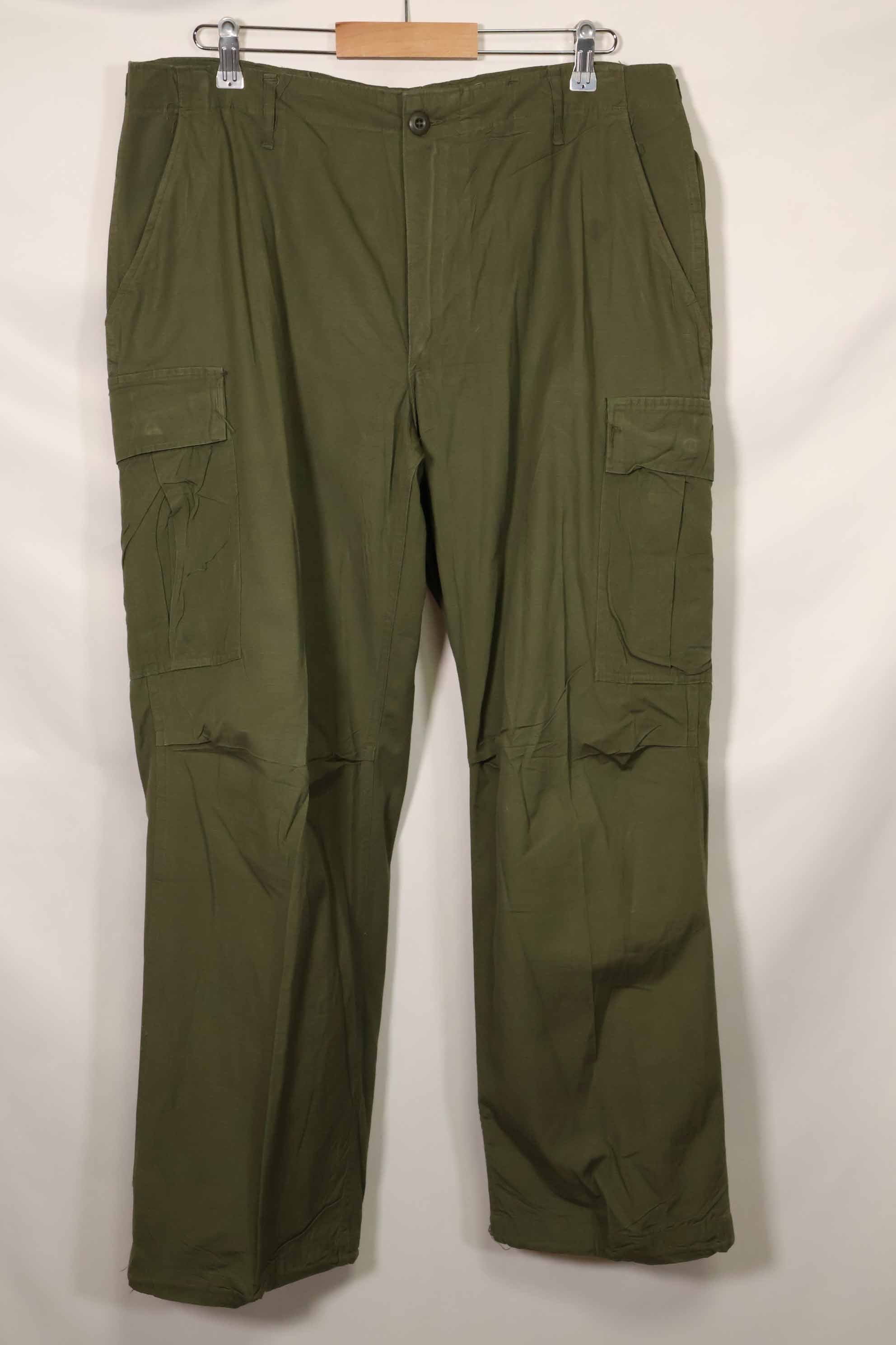 1969年契約　4th Model リップストップ　ジャングルファティーグ　パンツ　L-R　中古品