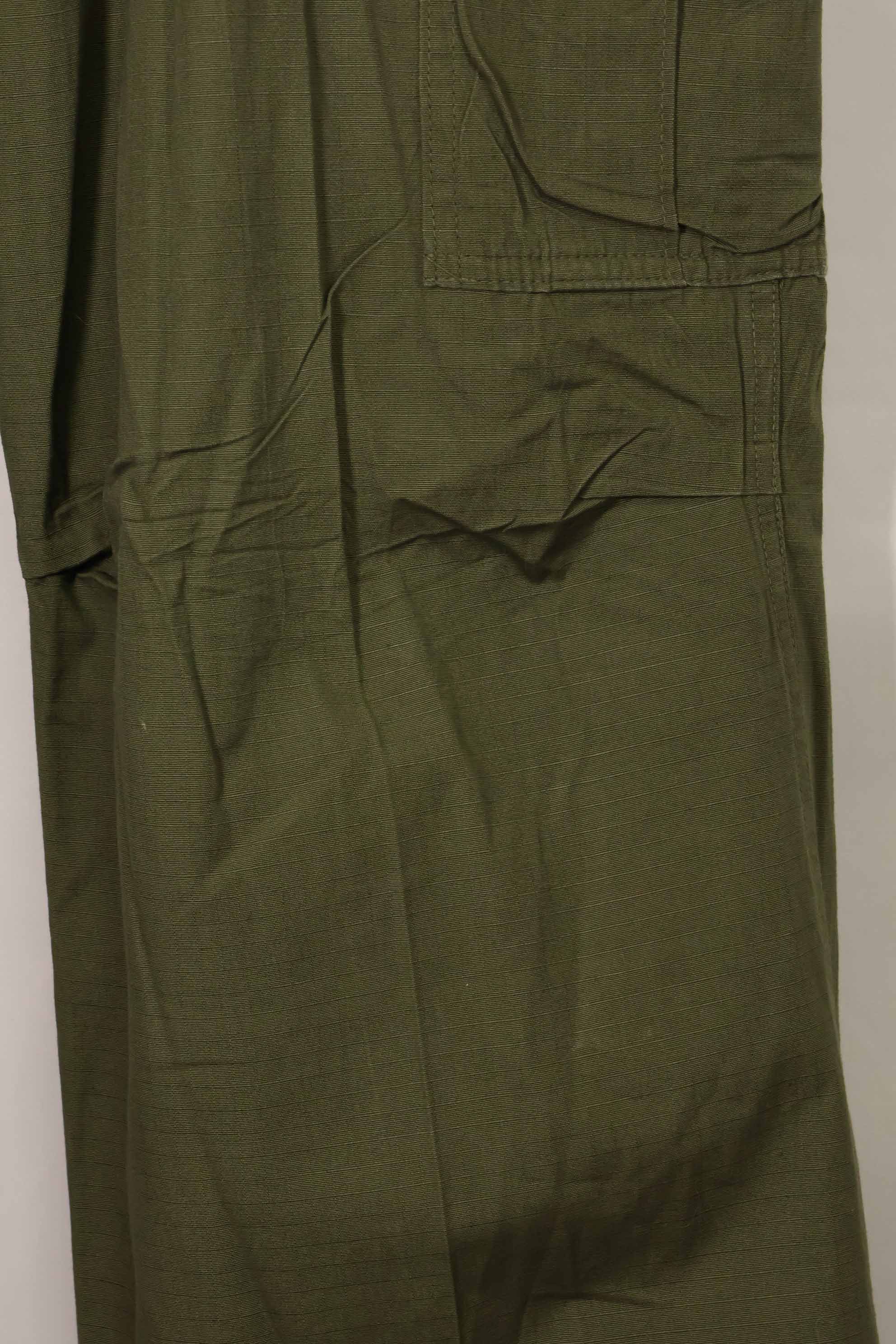 1969年契約　4th Model リップストップ　ジャングルファティーグ　パンツ　L-R　中古品