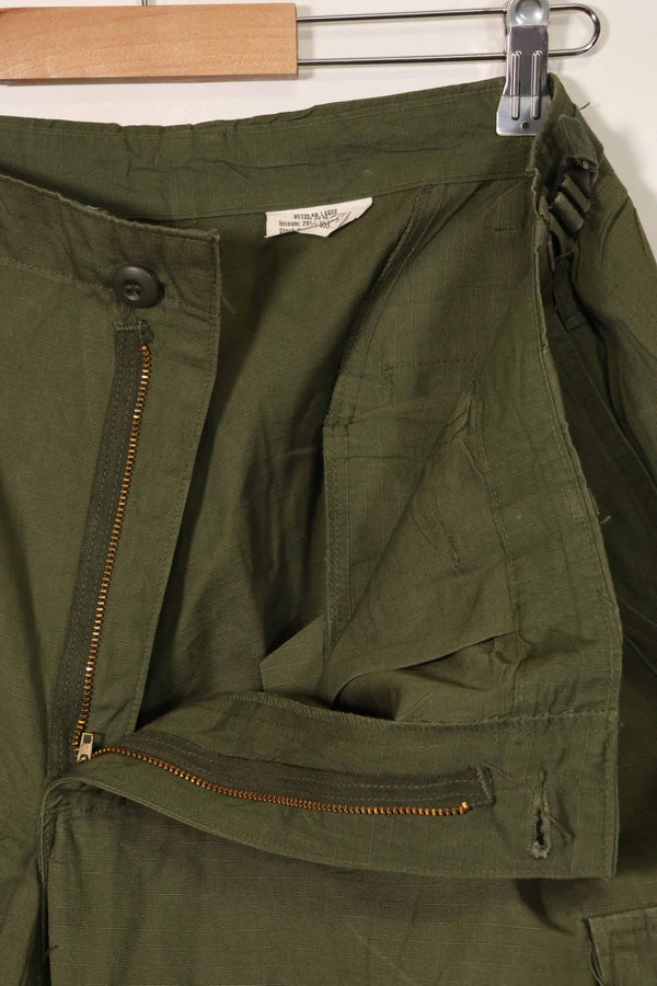 1969年契約　4th Model リップストップ　ジャングルファティーグ　パンツ　L-R　中古品