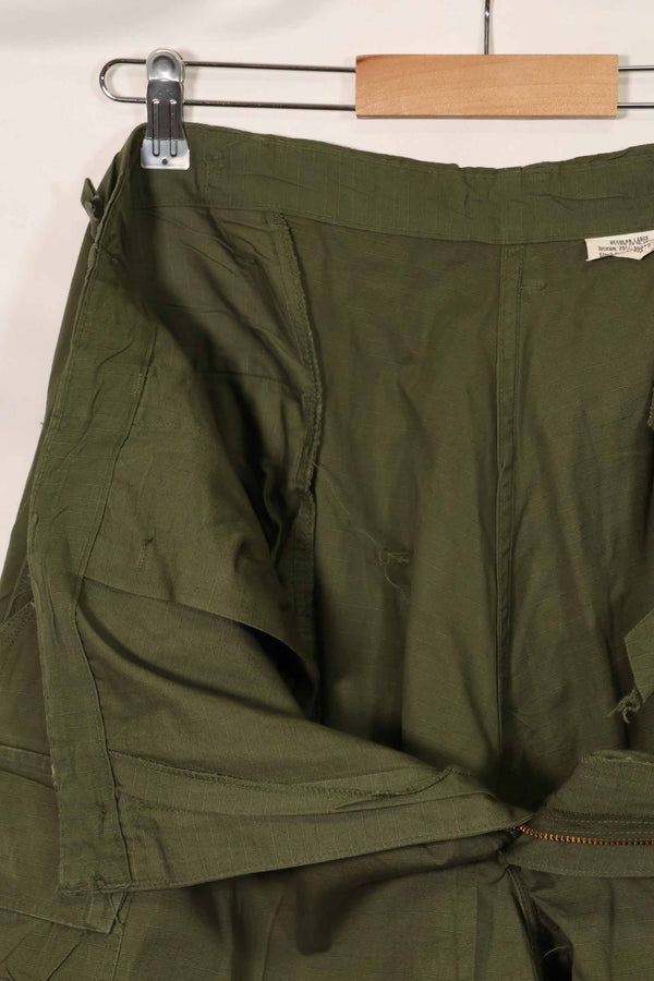 1969年契約　4th Model リップストップ　ジャングルファティーグ　パンツ　L-R　中古品