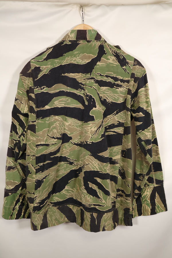 1960年代前半　ツイル生地　レア品　VNMC 1st Model タイガーストライプ　シャツ　テイラー製　中古品