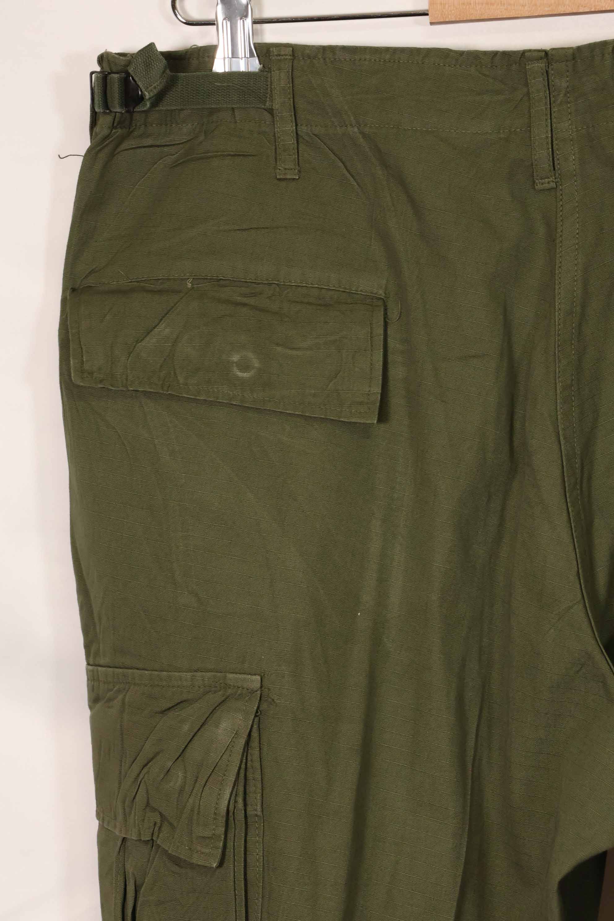 1969年契約　4th Model リップストップ　ジャングルファティーグ　パンツ　L-R　中古品
