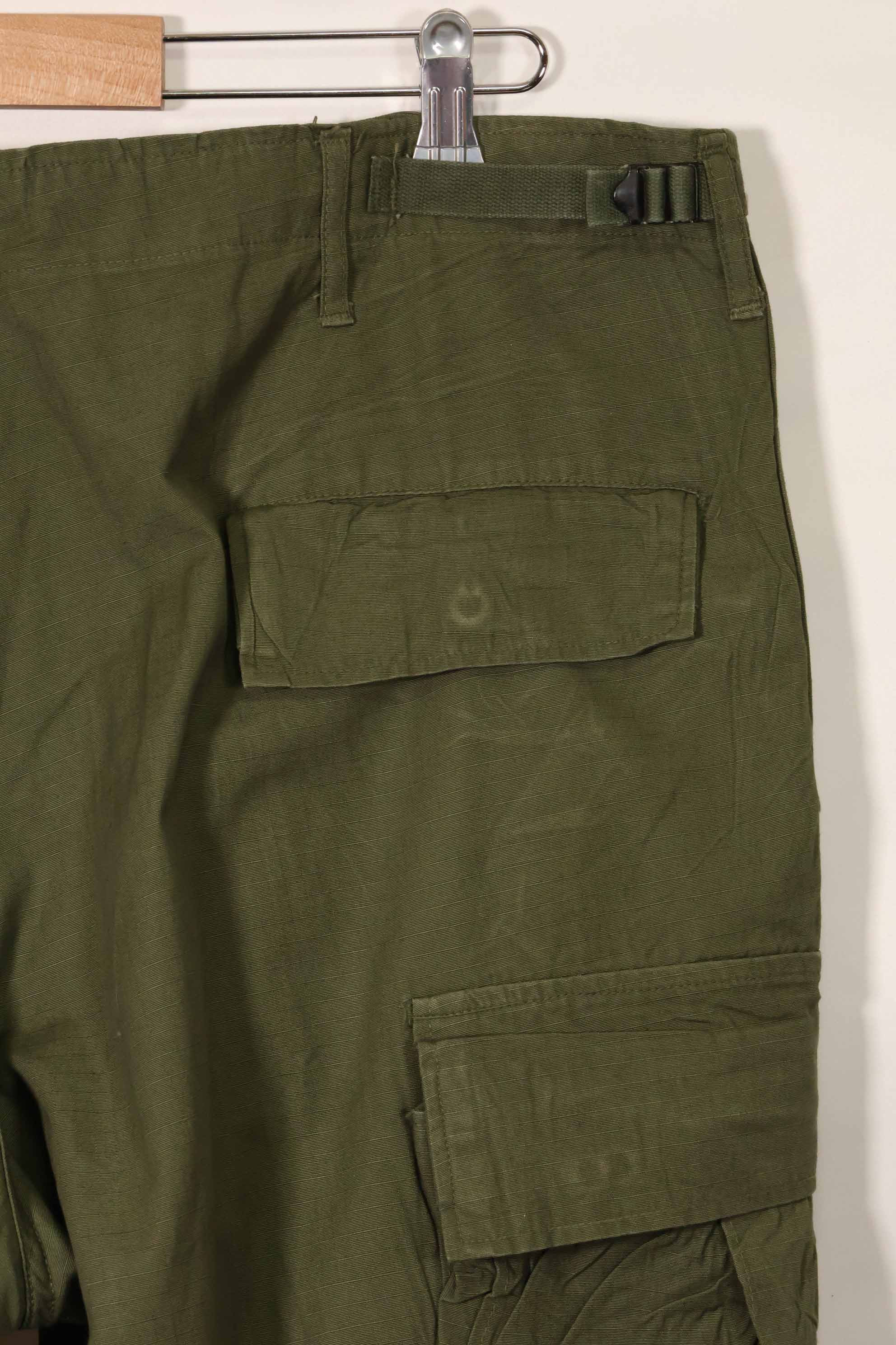 1969年契約　4th Model リップストップ　ジャングルファティーグ　パンツ　L-R　中古品