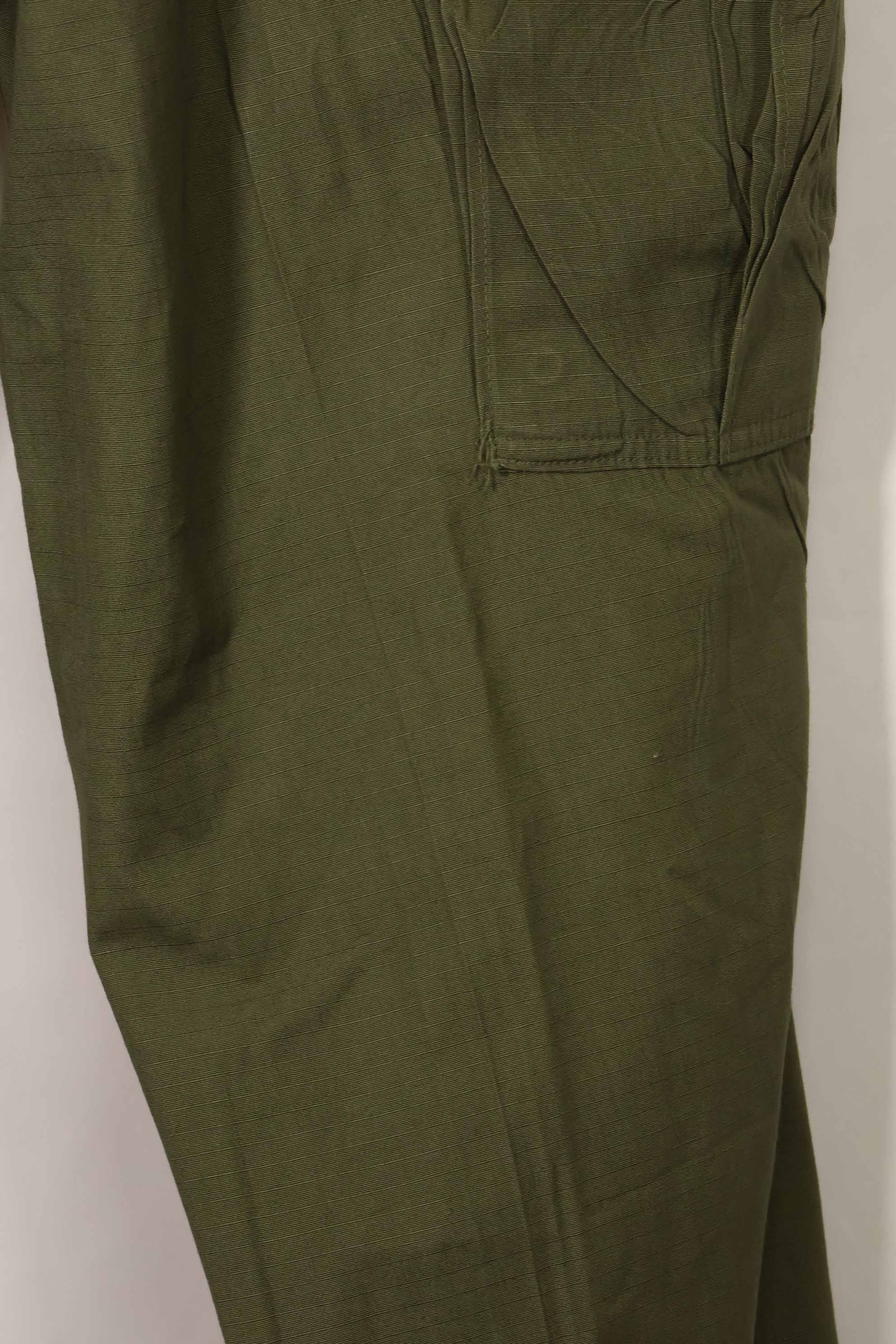 1969年契約　4th Model リップストップ　ジャングルファティーグ　パンツ　L-R　中古品