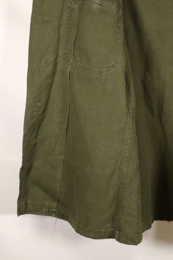 Early 1960s, 173rd Airborne Brigade, OG-107 Utility Shirt, Authentic Insignia, Used