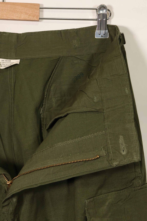 1969年契約　4th Model リップストップ　ジャングルファティーグ　パンツ　M-L　中古品