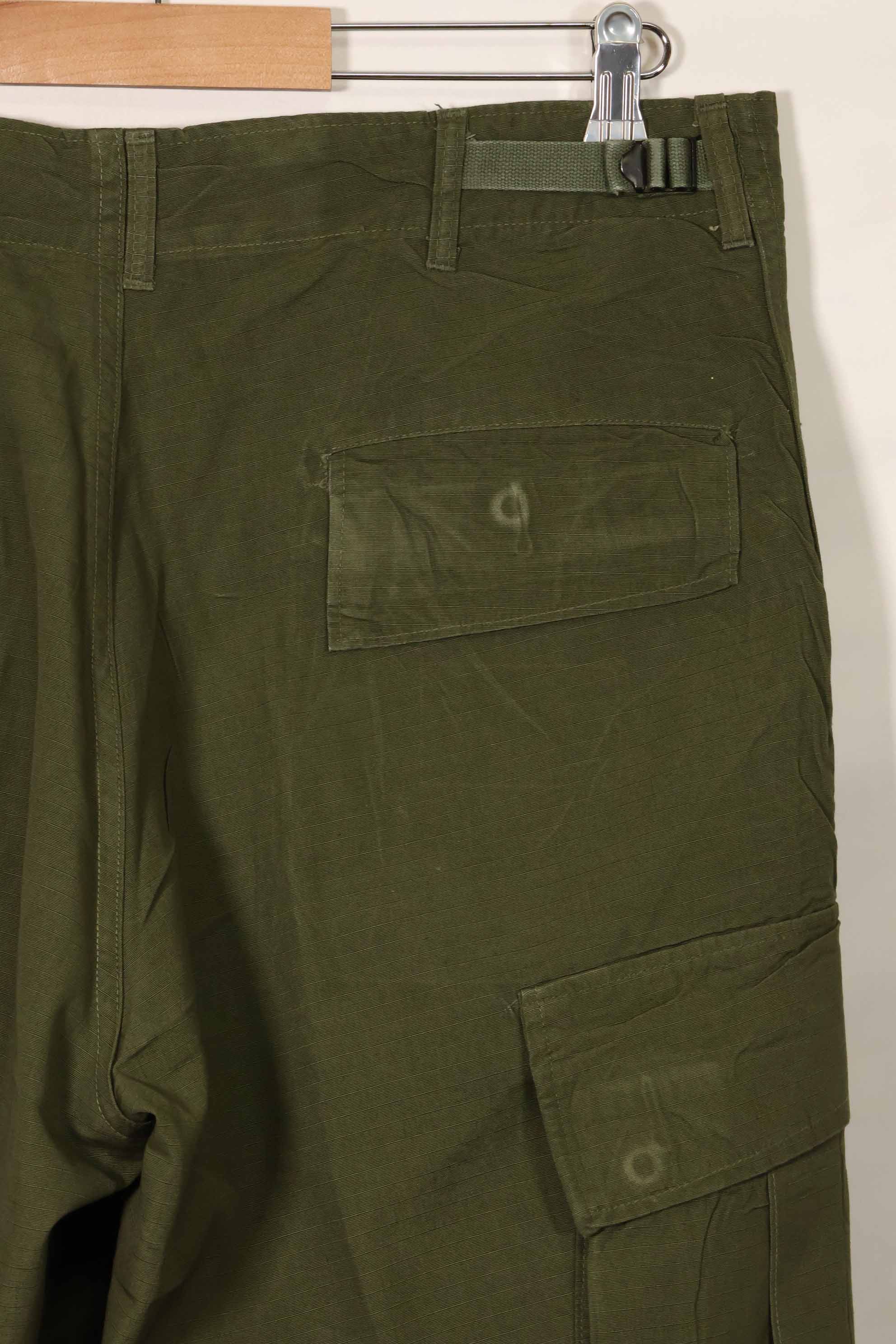 1969年契約　4th Model リップストップ　ジャングルファティーグ　パンツ　M-L　中古品