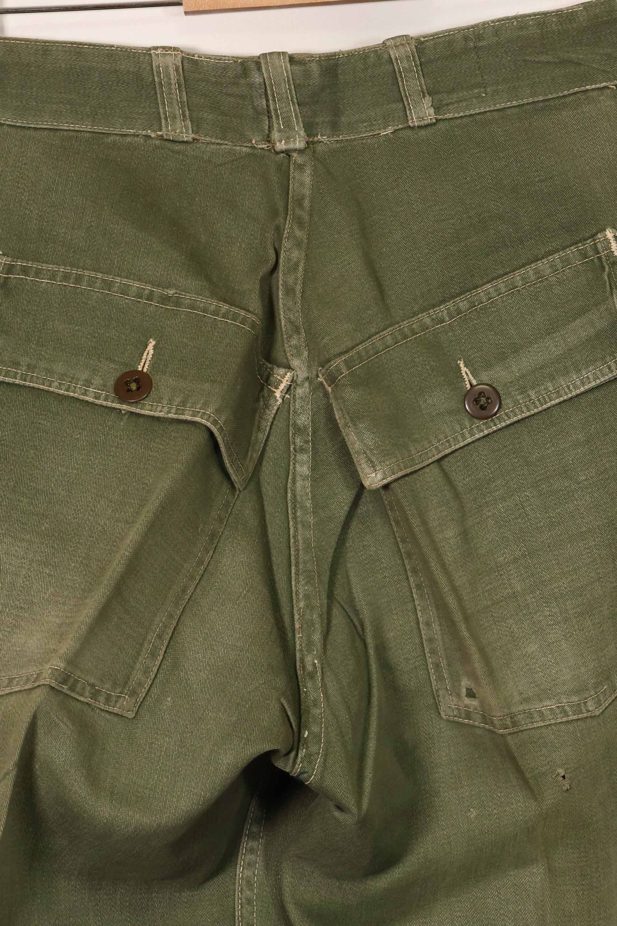 1960年代前半　OG-107 ユーティリティユニフォーム　ベイカーパンツ　改造品　第82空挺師団　F