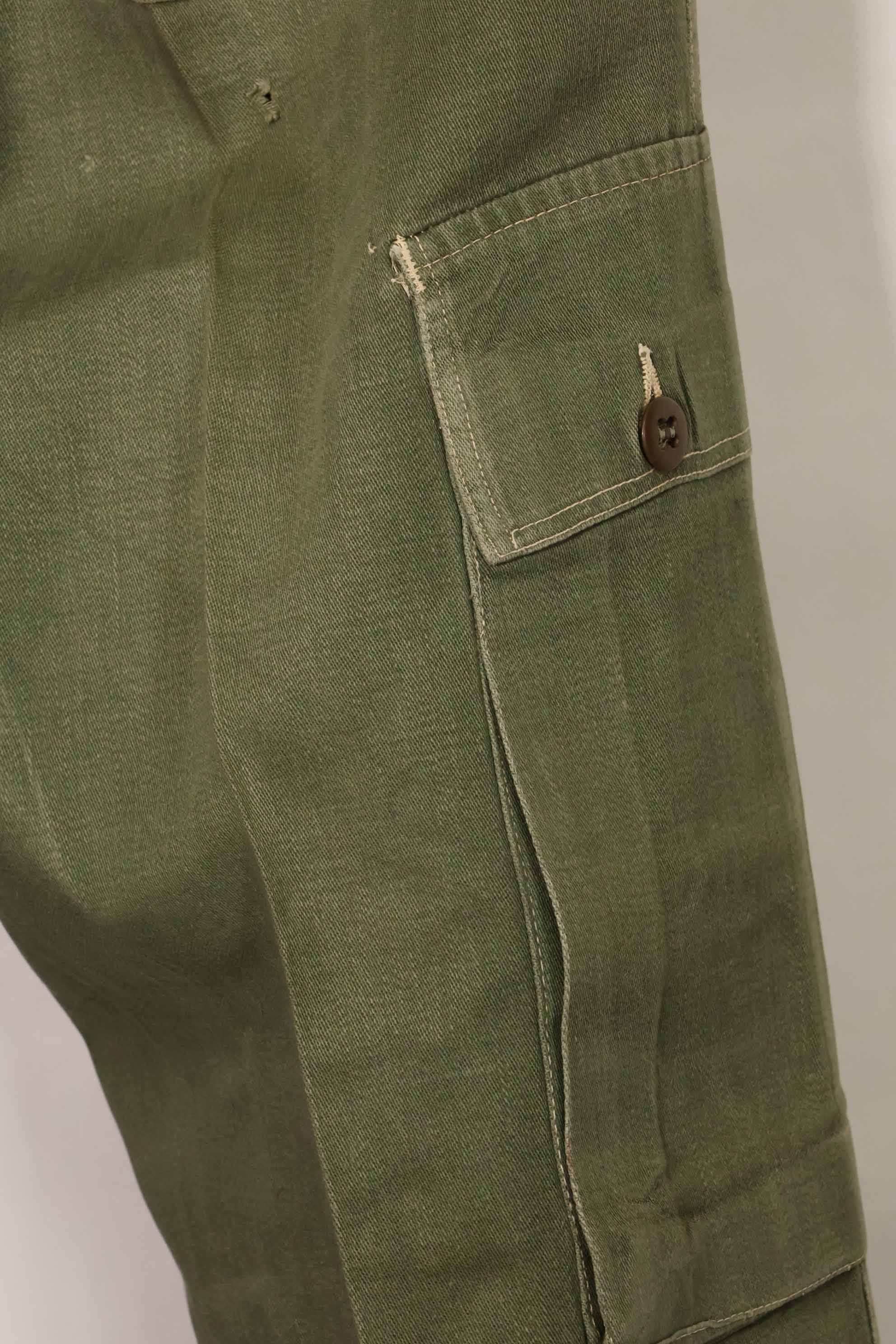 1960年代前半　OG-107 ユーティリティユニフォーム　ベイカーパンツ　改造品　第82空挺師団　F