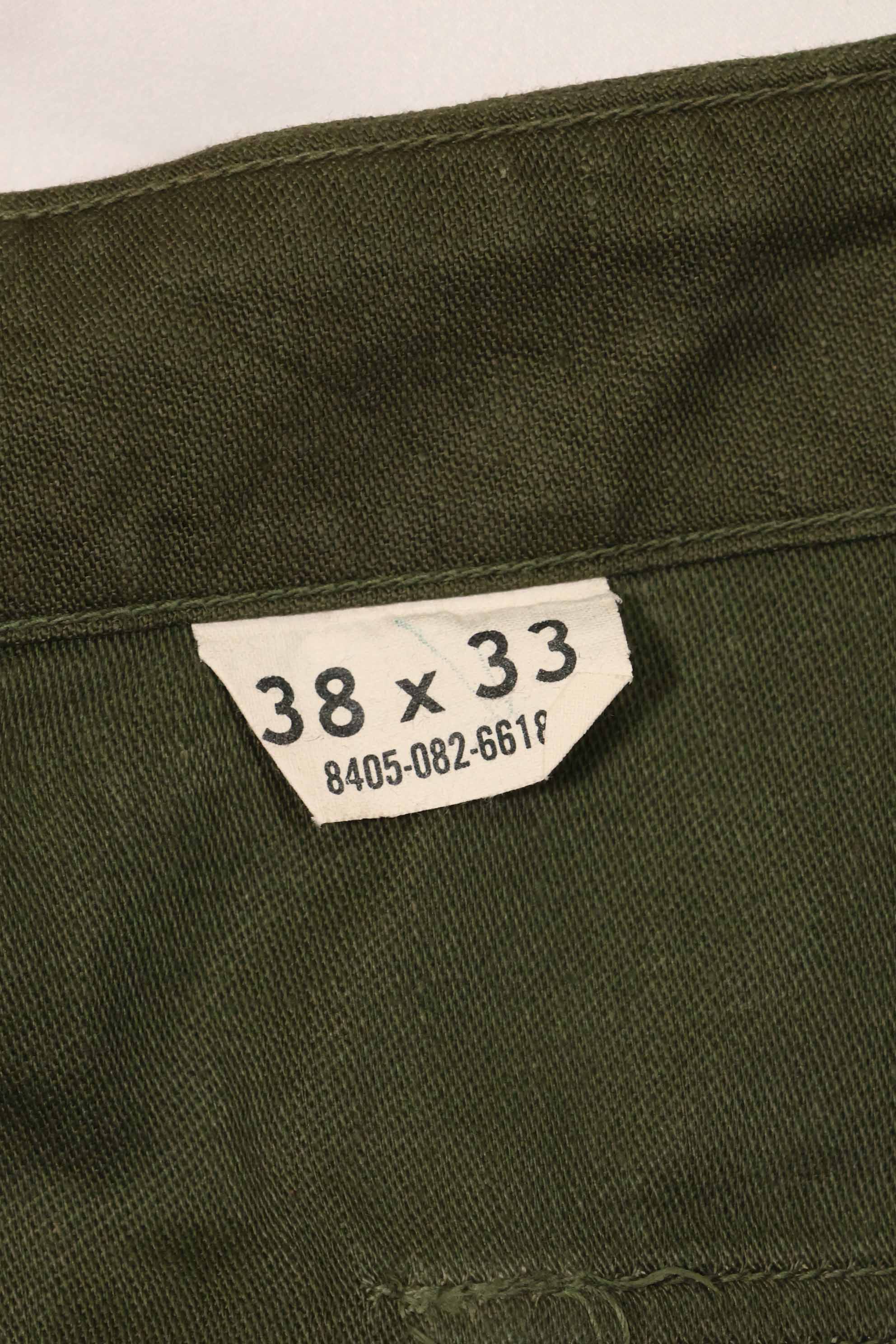1964年契約初期ロット　OG-107 ユーティリティパンツ　ベイカーパンツ 38x33　中古品