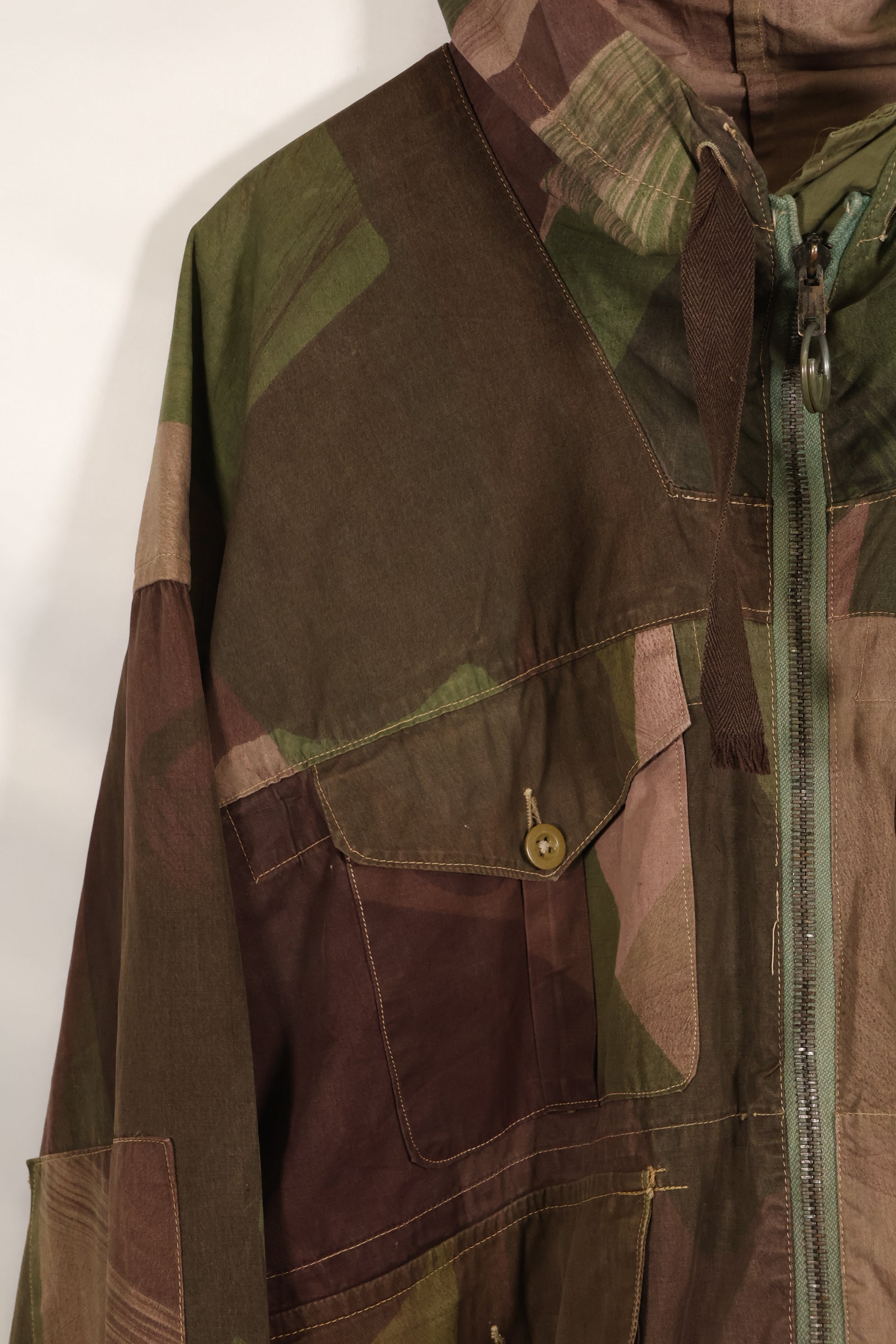 1943年製　イギリス軍　SAS　WINDPROOF　スモック　ジッパー改造　インドシナ戦争　中古品