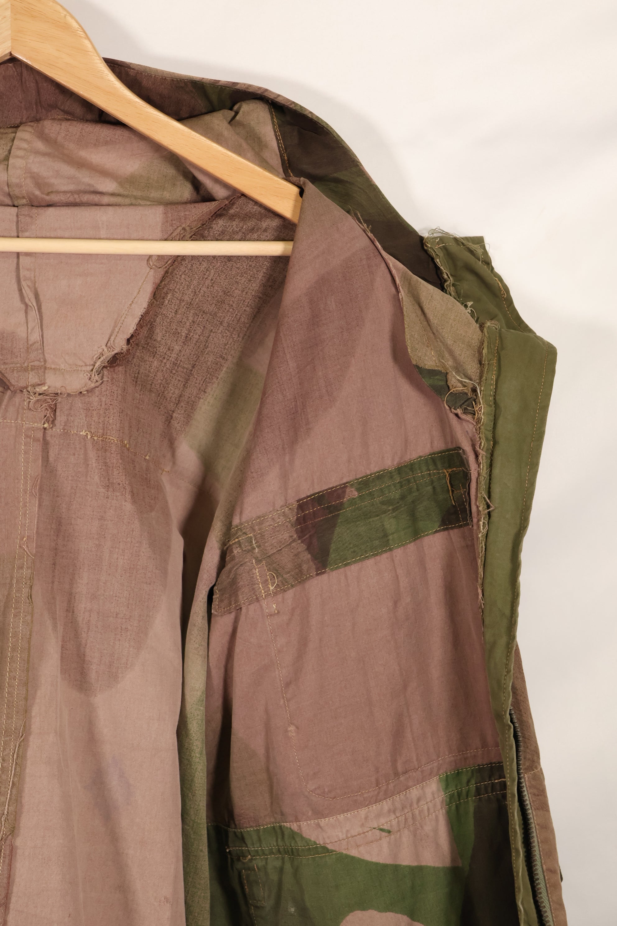 1943年製　イギリス軍　SAS　WINDPROOF　スモック　ジッパー改造　インドシナ戦争　中古品