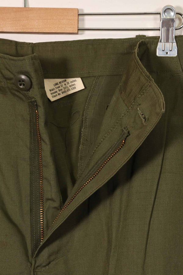 1969年契約　デッドストック　4th Model リップストップ　ジャングルファティーグ　パンツ　M-L 未使用品