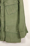 Circa 1965  S-S  2nd Model Jungle Fatigue Jacket  Stained  Faded  Used