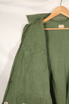 Circa 1965  S-S  2nd Model Jungle Fatigue Jacket  Stained  Faded  Used
