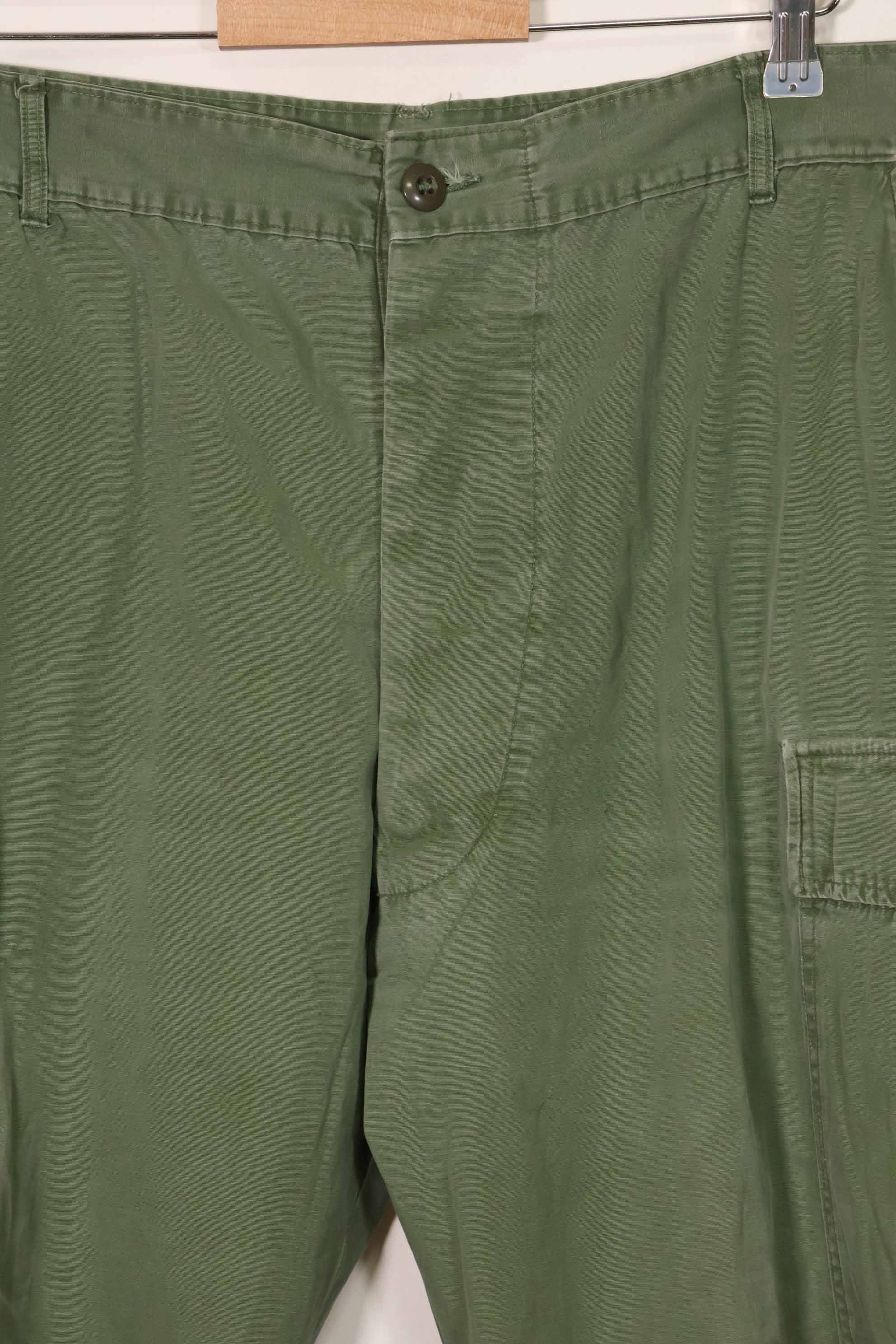 1967年契約　3rd Model ノンリップストップ　ジャングルファティーグ　パンツ　X-L-R　中古品