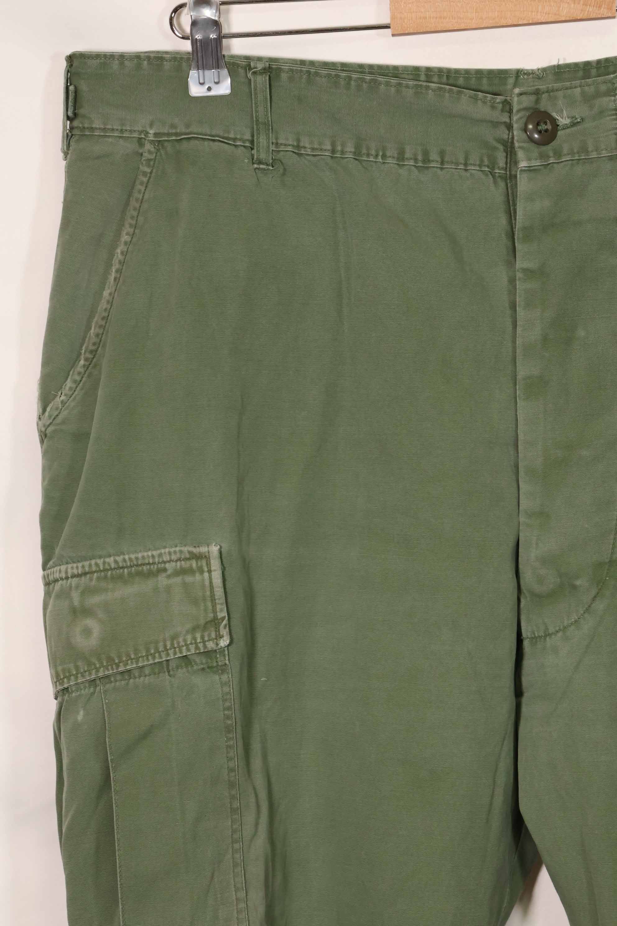 1967年契約　3rd Model ノンリップストップ　ジャングルファティーグ　パンツ　X-L-R　中古品