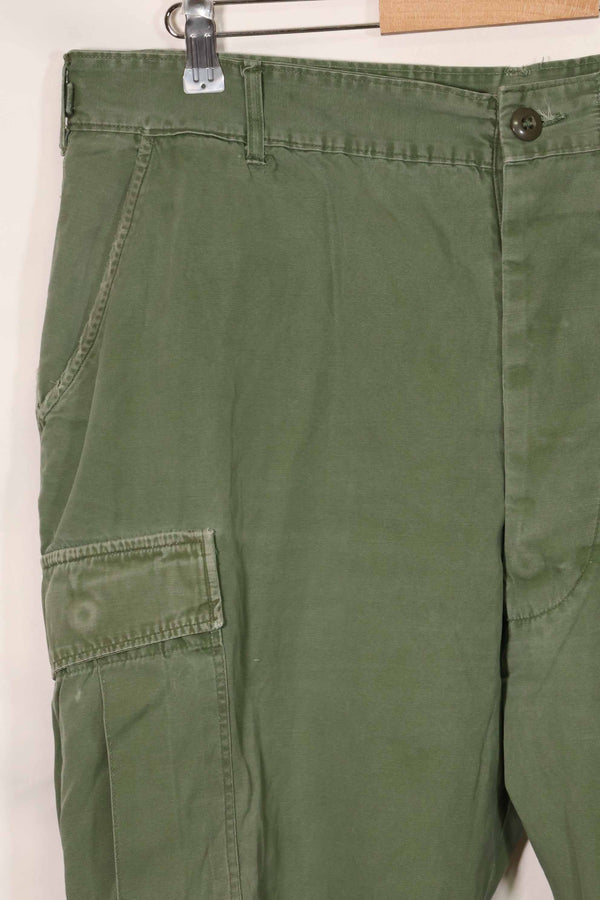 1967年契約　3rd Model ノンリップストップ　ジャングルファティーグ　パンツ　X-L-R　中古品