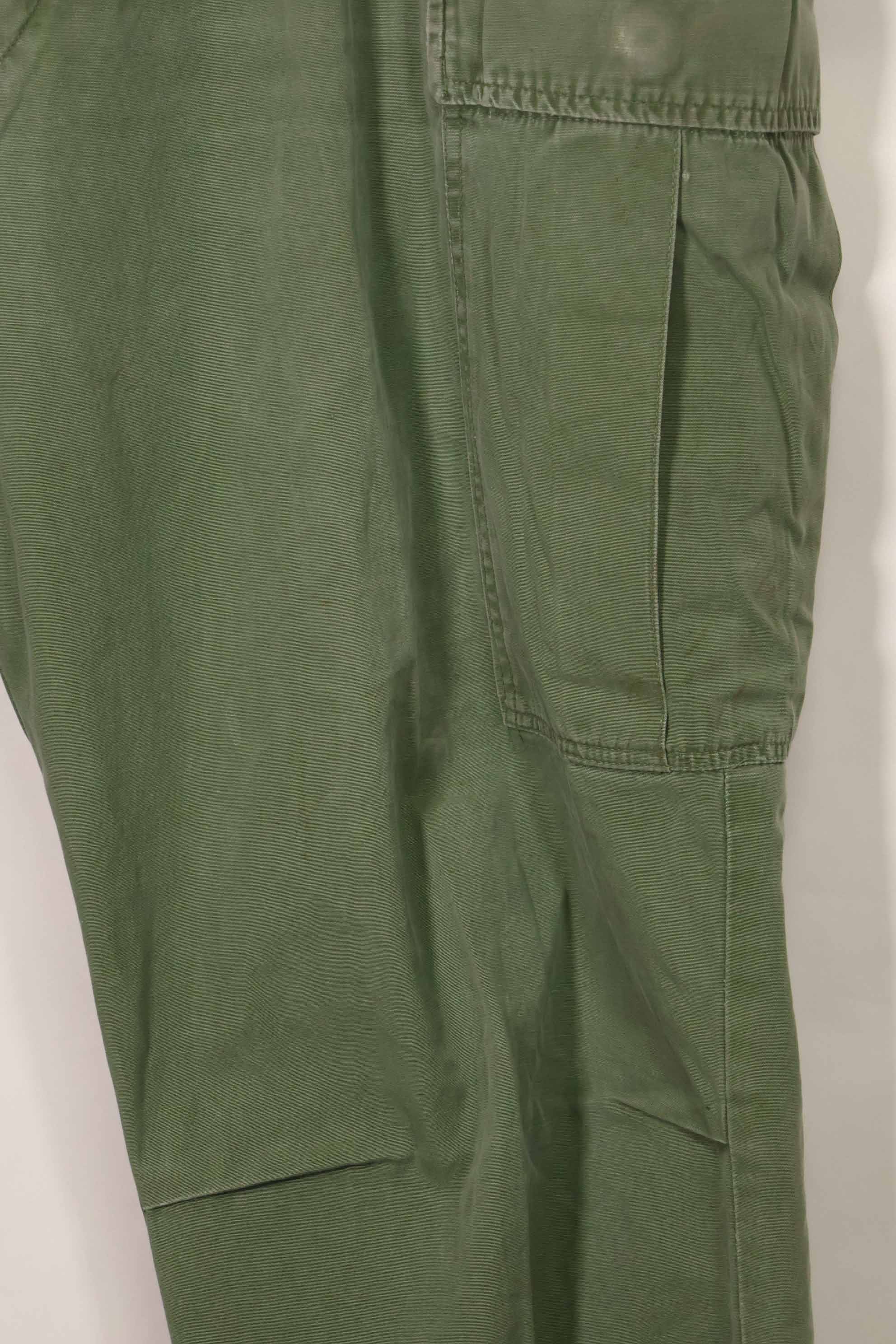 1967年契約　3rd Model ノンリップストップ　ジャングルファティーグ　パンツ　X-L-R　中古品