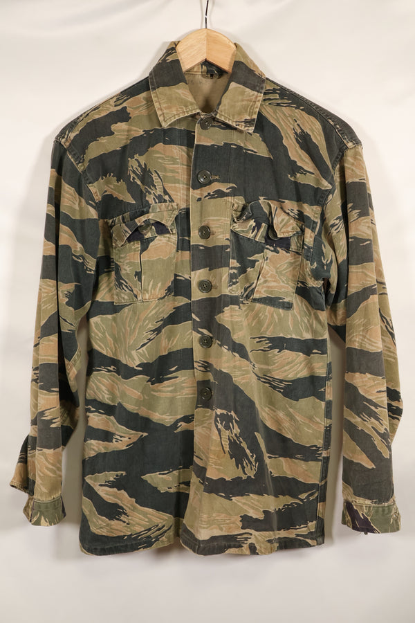 推定1960年代後半〜1970年代　ローカルメイド　タイガーストライプ　シャツ　中古品