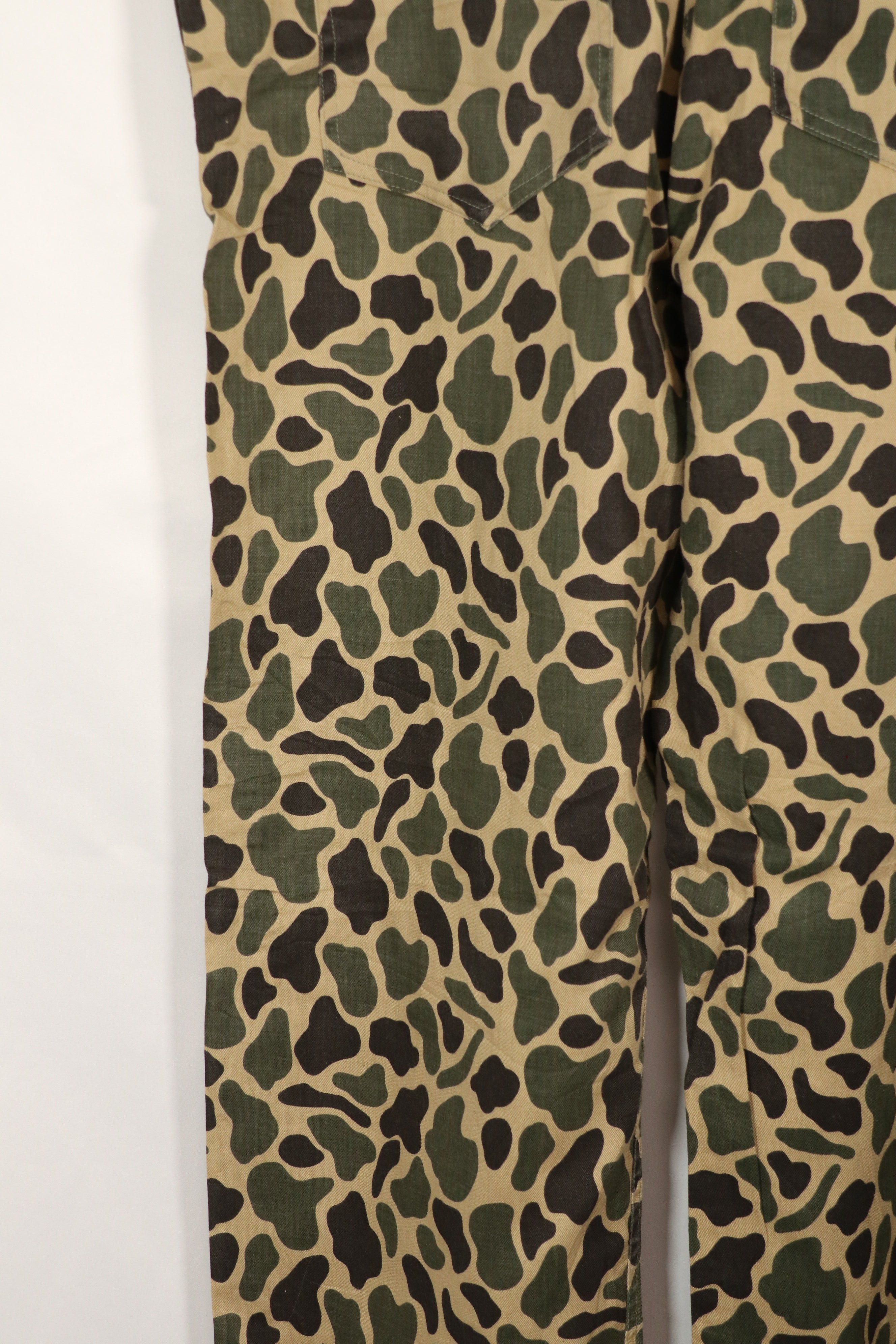 民間品　ベオガム迷彩　ローカルメイドダックハンター　ハンティングパンツ　状態良い