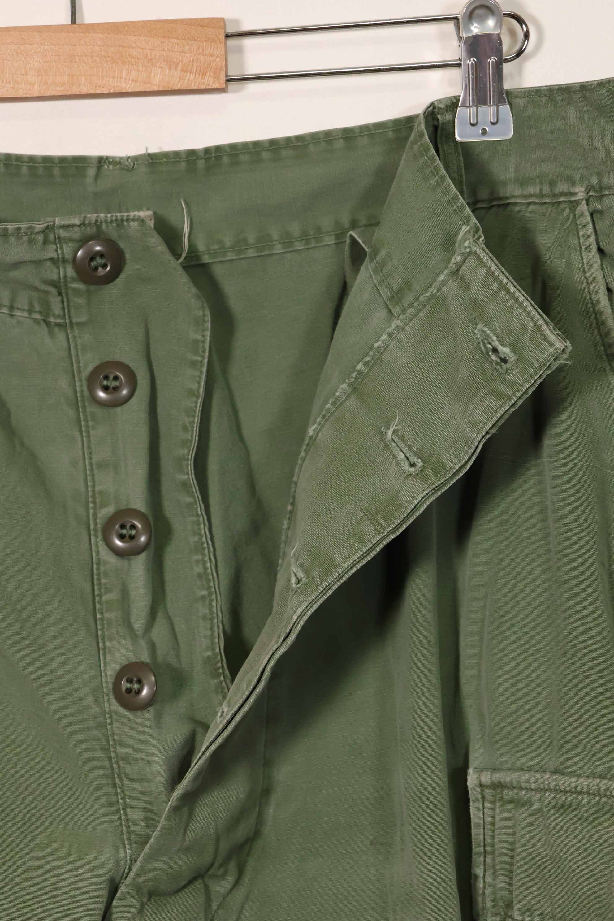 1967年契約　3rd Model ノンリップストップ　ジャングルファティーグ　パンツ　X-L-R　中古品