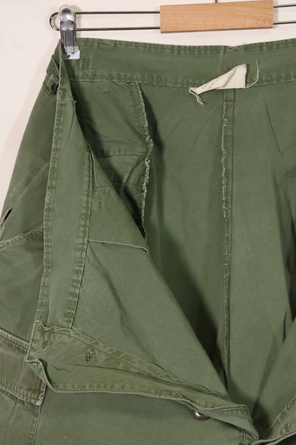 1967年契約　3rd Model ノンリップストップ　ジャングルファティーグ　パンツ　X-L-R　中古品