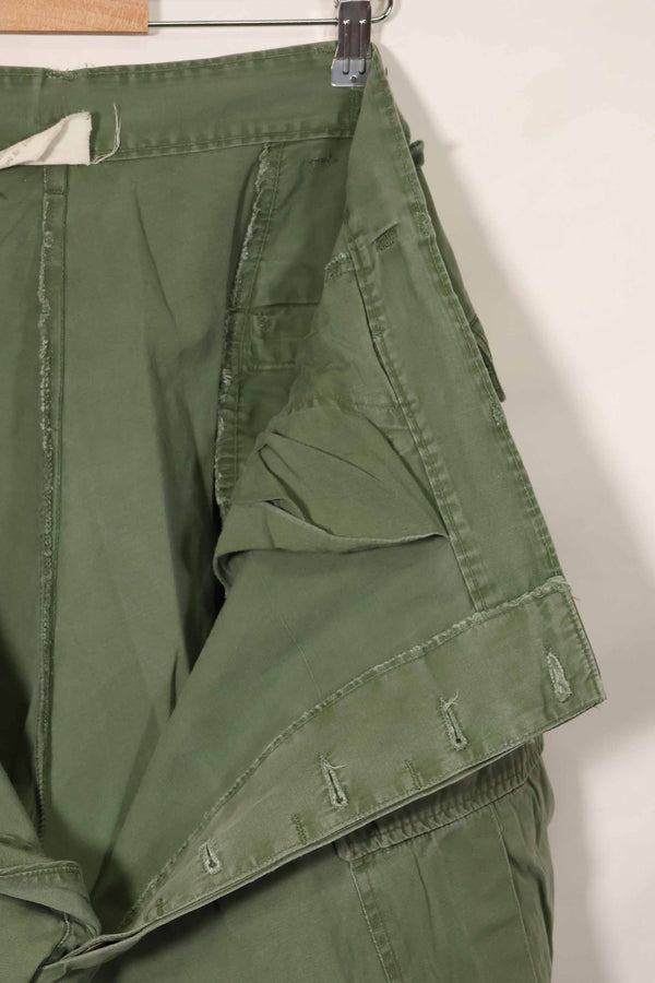 1967年契約　3rd Model ノンリップストップ　ジャングルファティーグ　パンツ　X-L-R　中古品