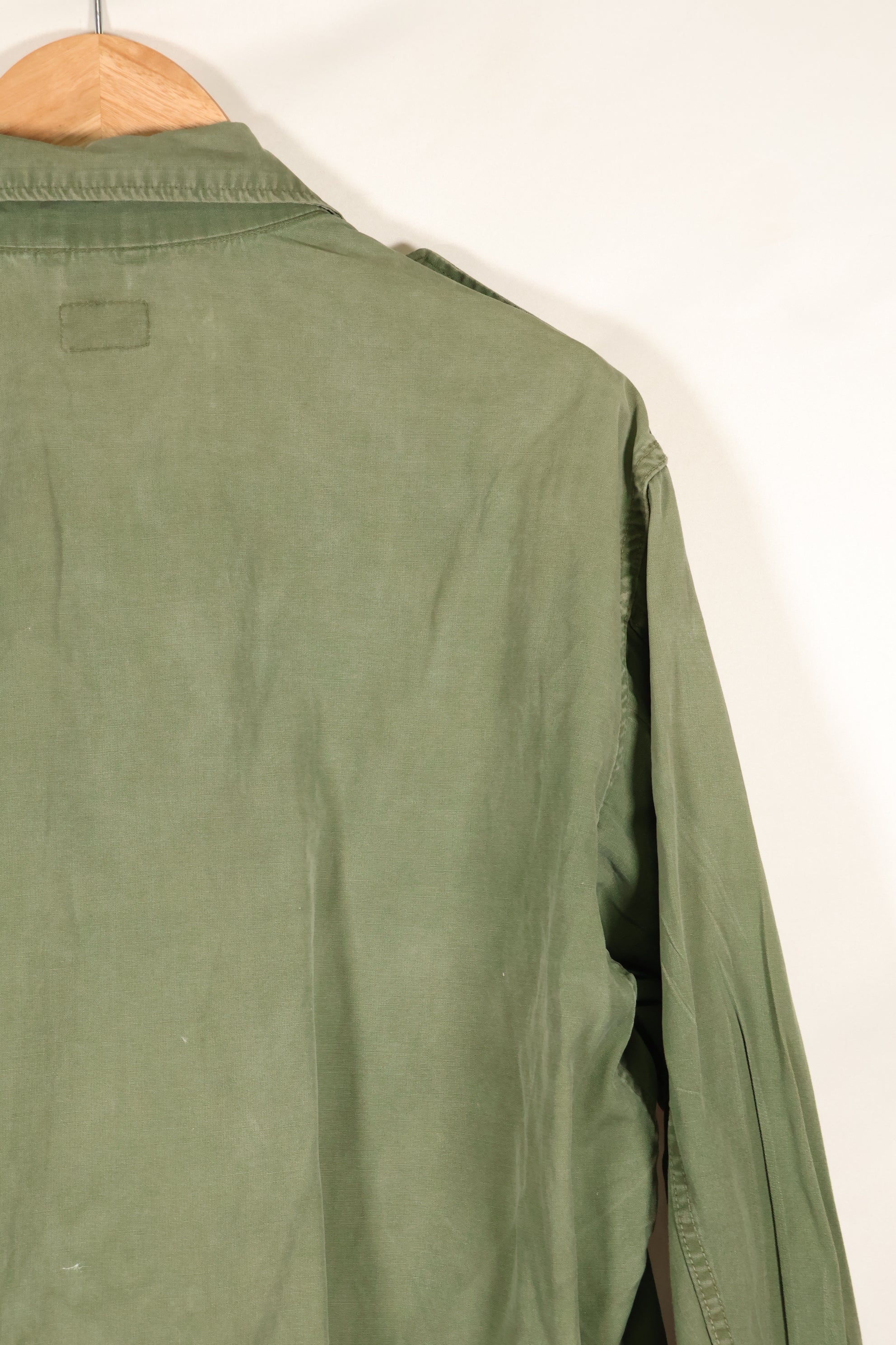 Circa 1965  S-S  2nd Model Jungle Fatigue Jacket  Stained  Faded  Used