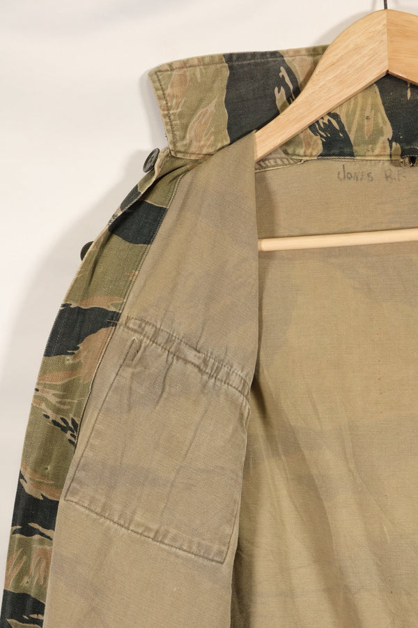 推定1960年代後半〜1970年代　ローカルメイド　タイガーストライプ　シャツ　中古品