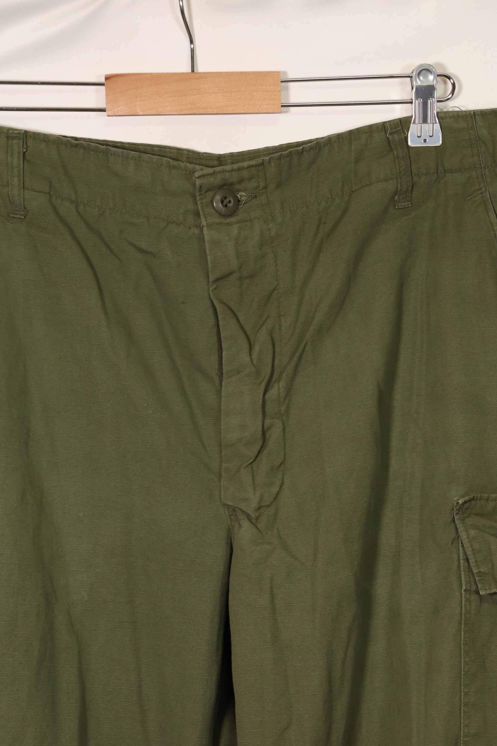 1969年契約　4th Model リップストップ　ジャングルファティーグ　パンツ　L-L　中古品