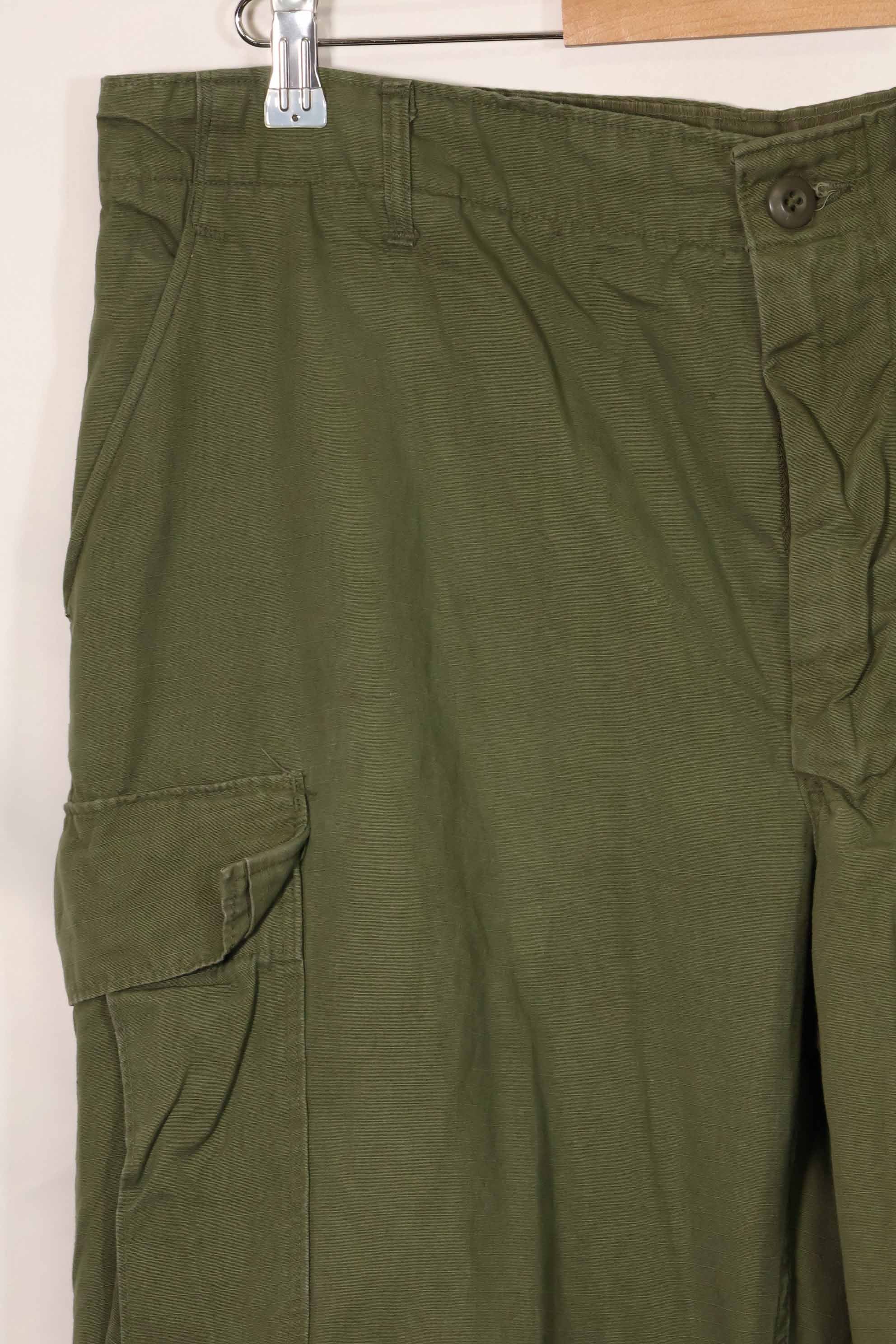 1969年契約　4th Model リップストップ　ジャングルファティーグ　パンツ　L-L　中古品