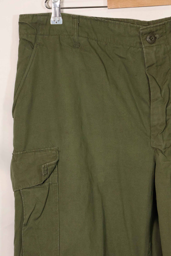 1969年契約　4th Model リップストップ　ジャングルファティーグ　パンツ　L-L　中古品