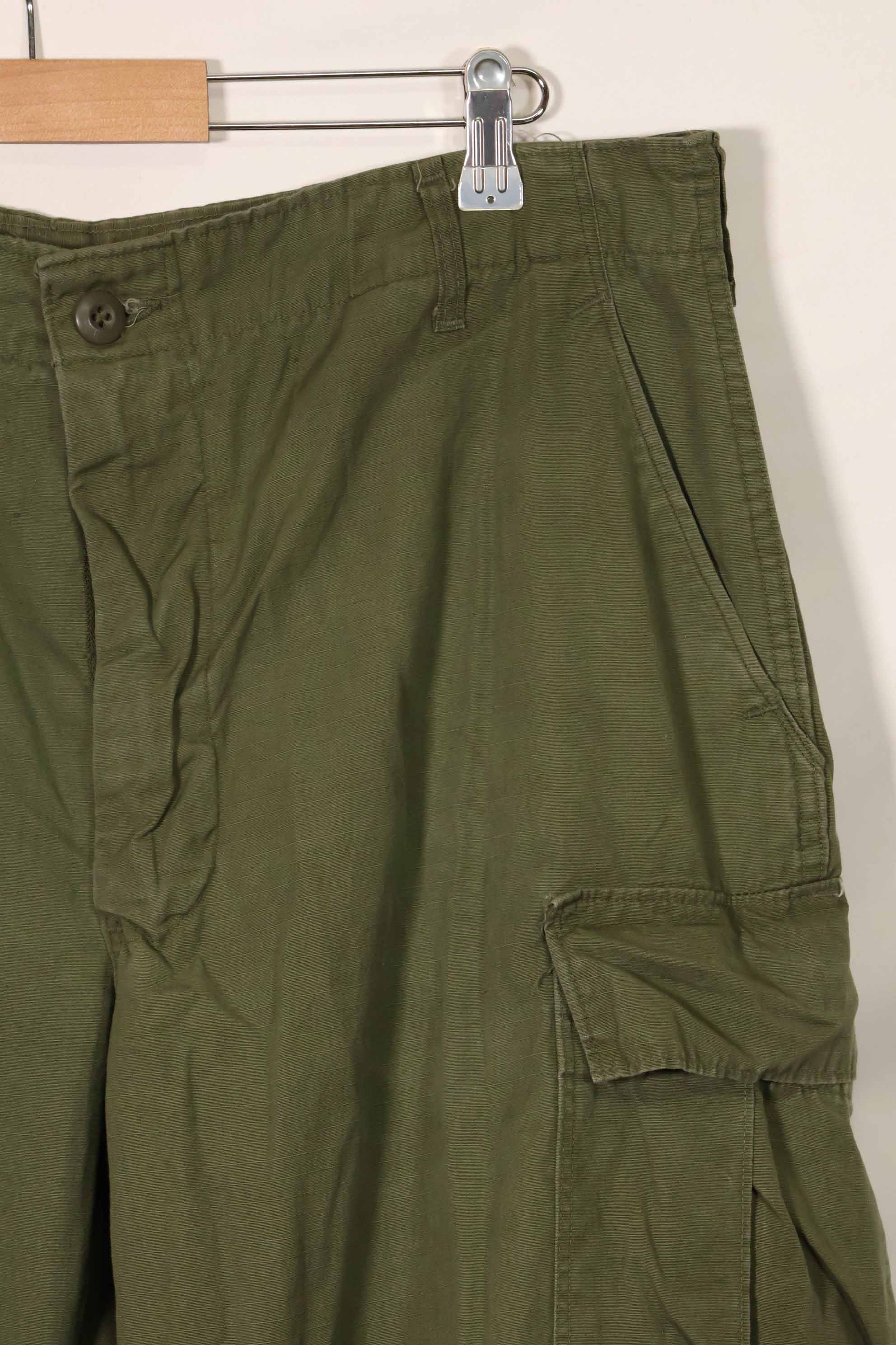 1969年契約　4th Model リップストップ　ジャングルファティーグ　パンツ　L-L　中古品
