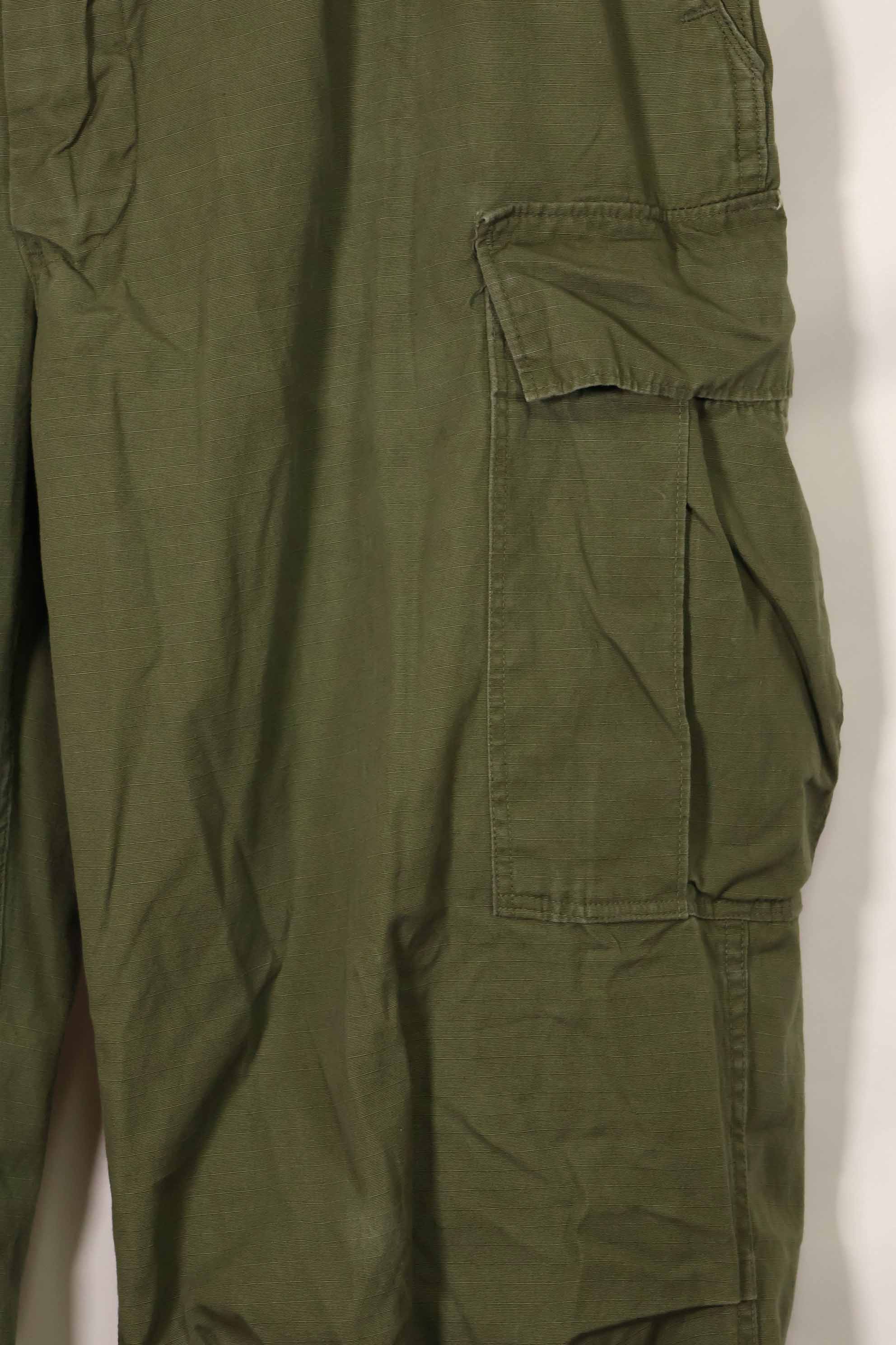 1969年契約　4th Model リップストップ　ジャングルファティーグ　パンツ　L-L　中古品