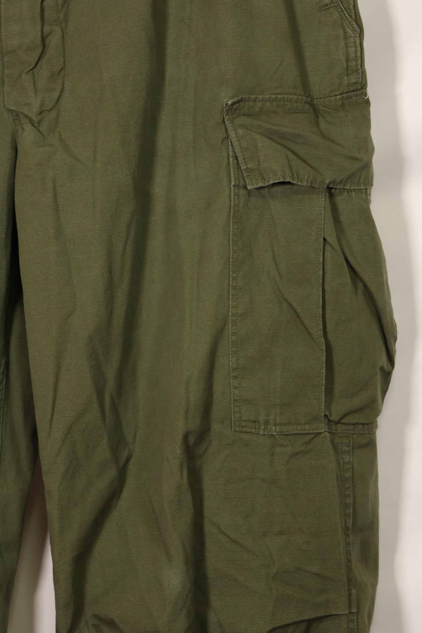 1969年契約　4th Model リップストップ　ジャングルファティーグ　パンツ　L-L　中古品