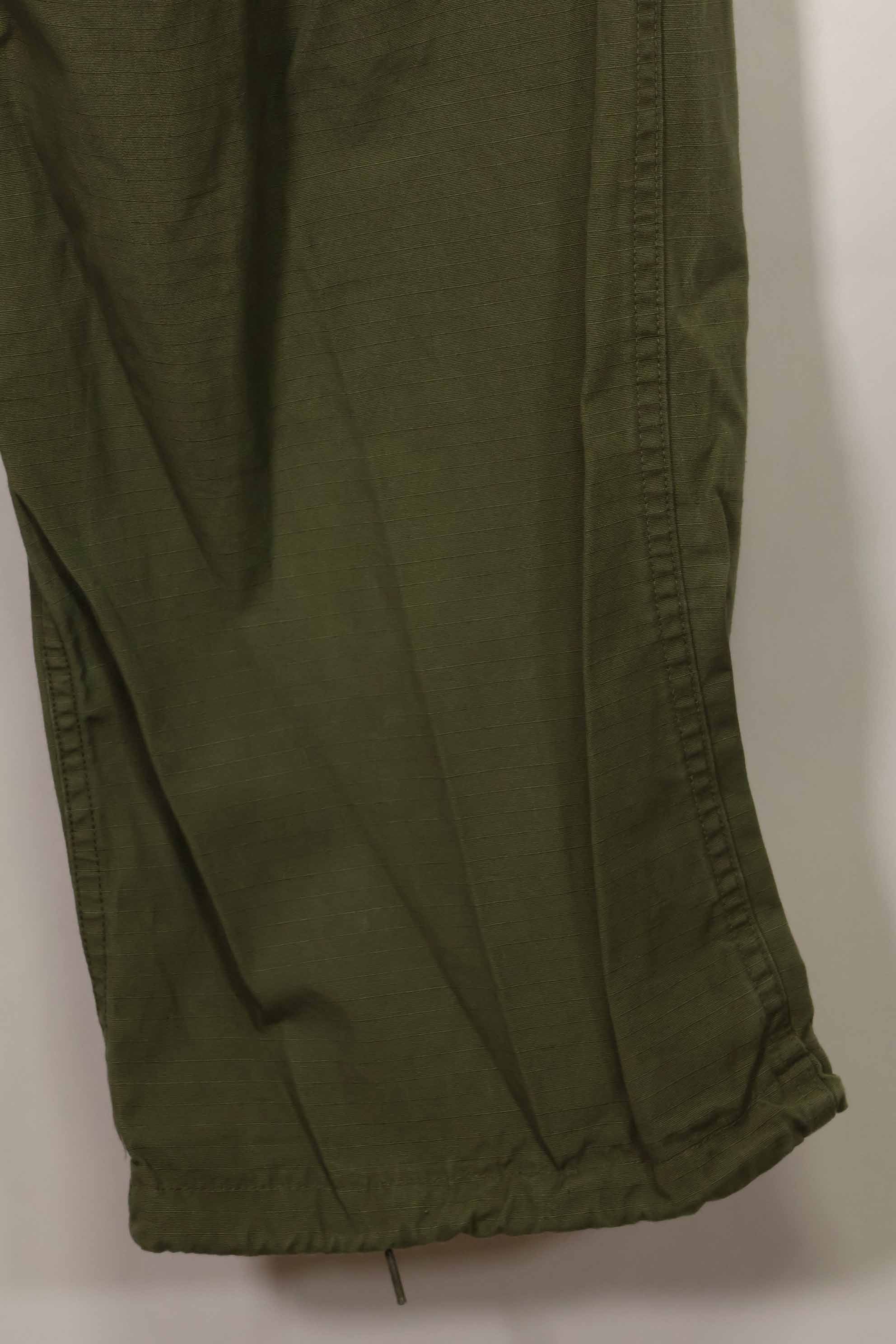 1969年契約　4th Model リップストップ　ジャングルファティーグ　パンツ　L-L　中古品
