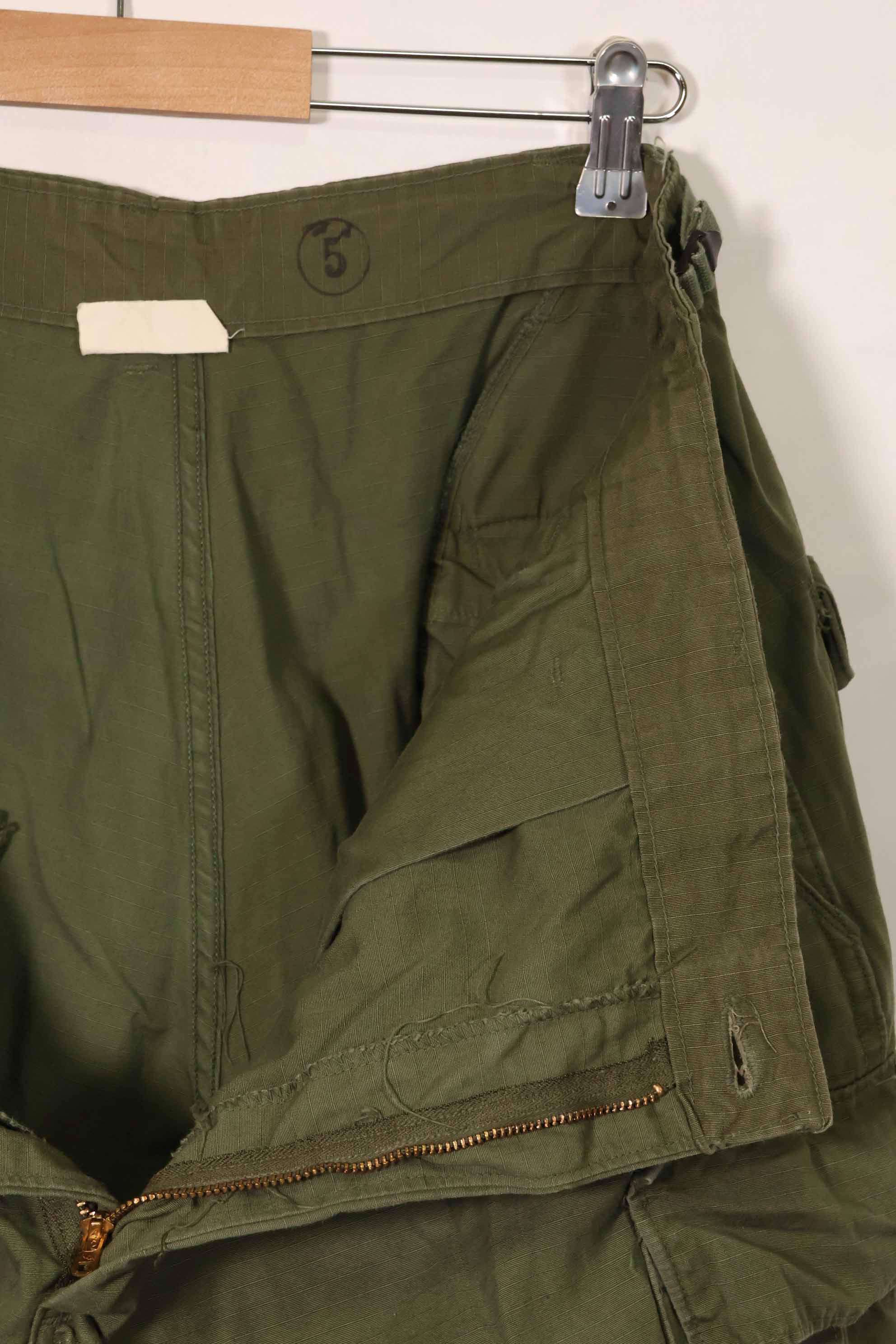 1969年契約　4th Model リップストップ　ジャングルファティーグ　パンツ　L-L　中古品