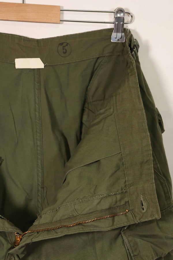 1969年契約　4th Model リップストップ　ジャングルファティーグ　パンツ　L-L　中古品