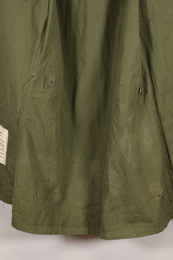 Circa 1965  S-L  2nd Model Jungle Fatigue Jacket  Stains and scuffs  Used