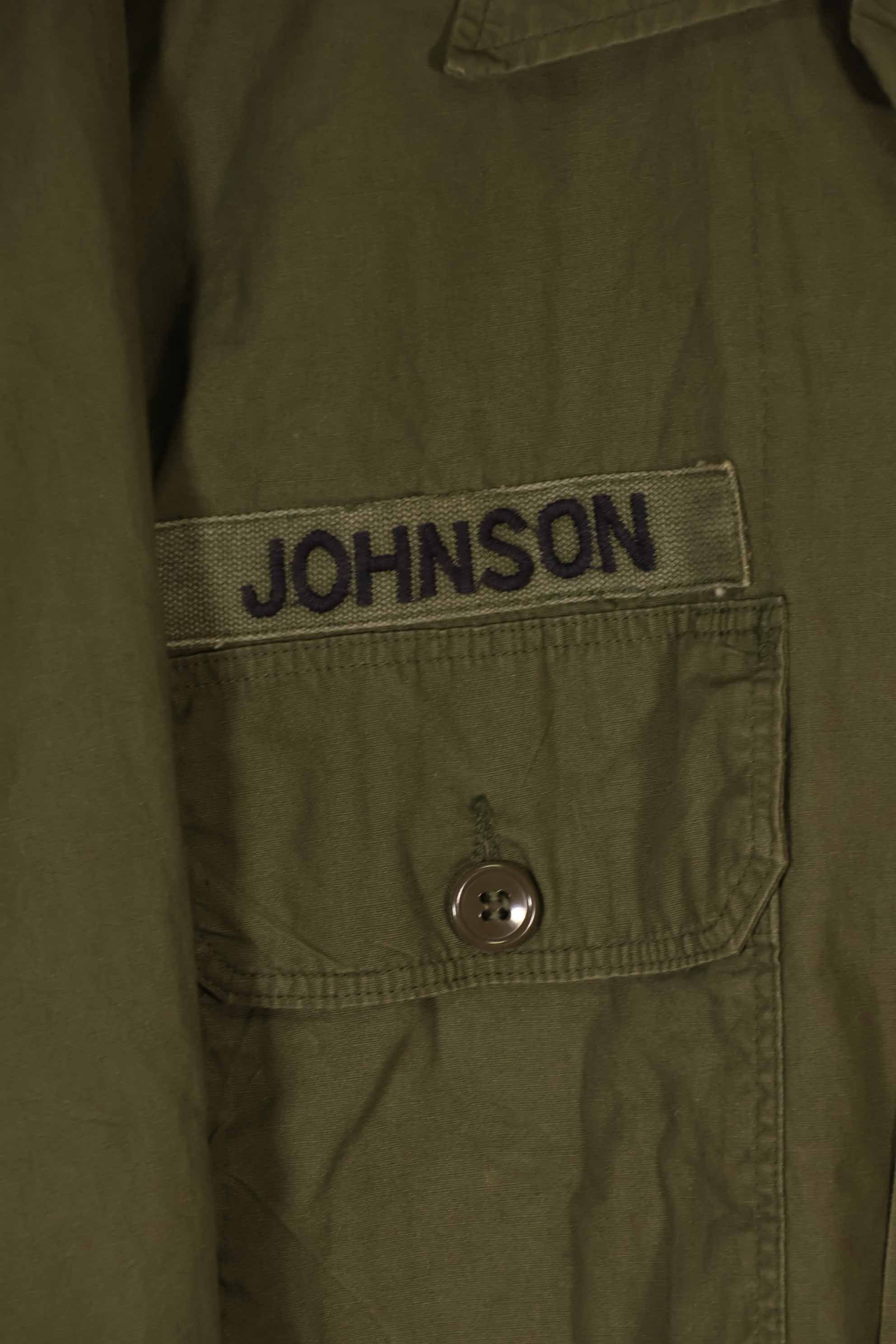 実物　1960年代　ポップリン製　OG-107 ユーティリティシャツ　G